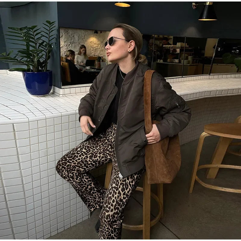 Animal Leopard Print Long Denim Women High Waist Straight Pencil Jeans Leopard print / M Leopard print / L Leopard print / XS Leopard print / M-Leopard print / L-Leopard print / XS-Leopard print / S-