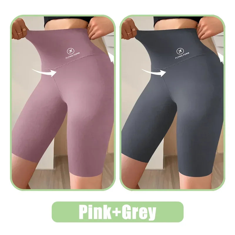 Seamless Women Sports Shorts High Waist Fitness Jogging Body Shaping Boxers Push Up Scrunch Butt Biker Slim Underwear