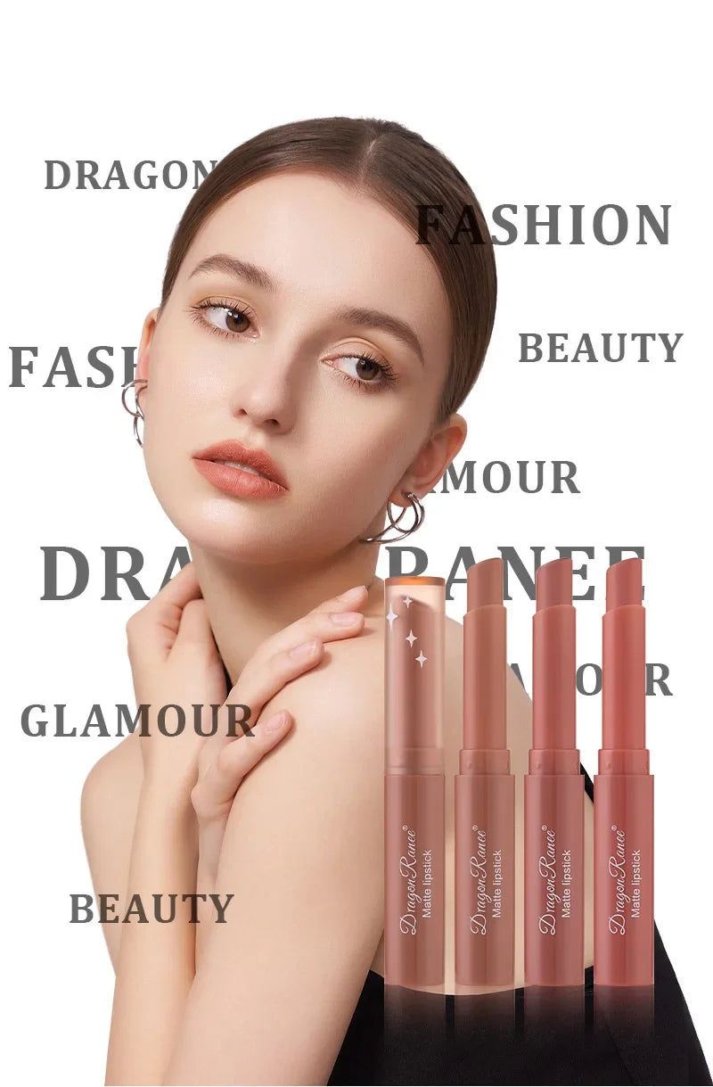 1/3pcs Nude Lipstick Crayon Long Lasting Matte Lipstick Pencil 24 Hours Waterproof Set Lip Moisturizer Colouring Lip Tint Stick