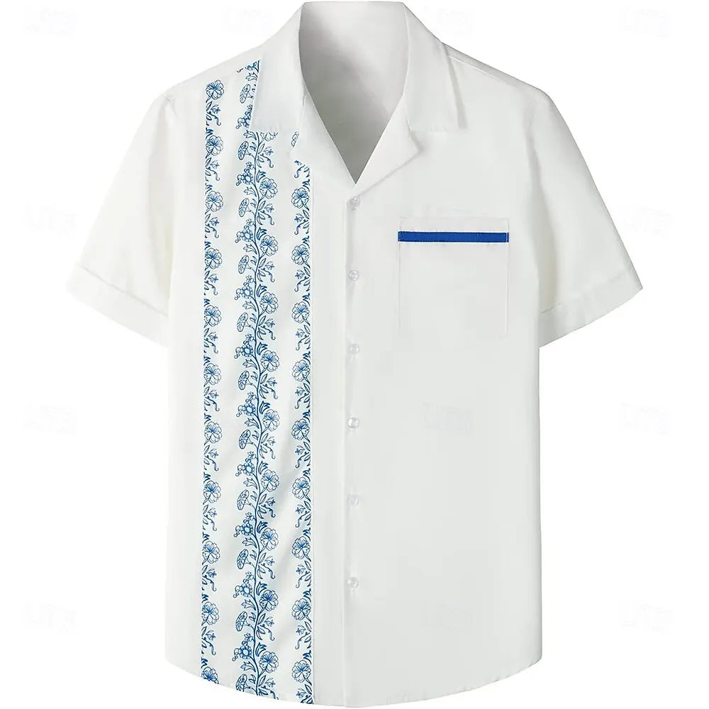 Solid Color Casual Shirt - Fashionable Street Style - Business Linen Material - Men's Short Sleeve Shirt