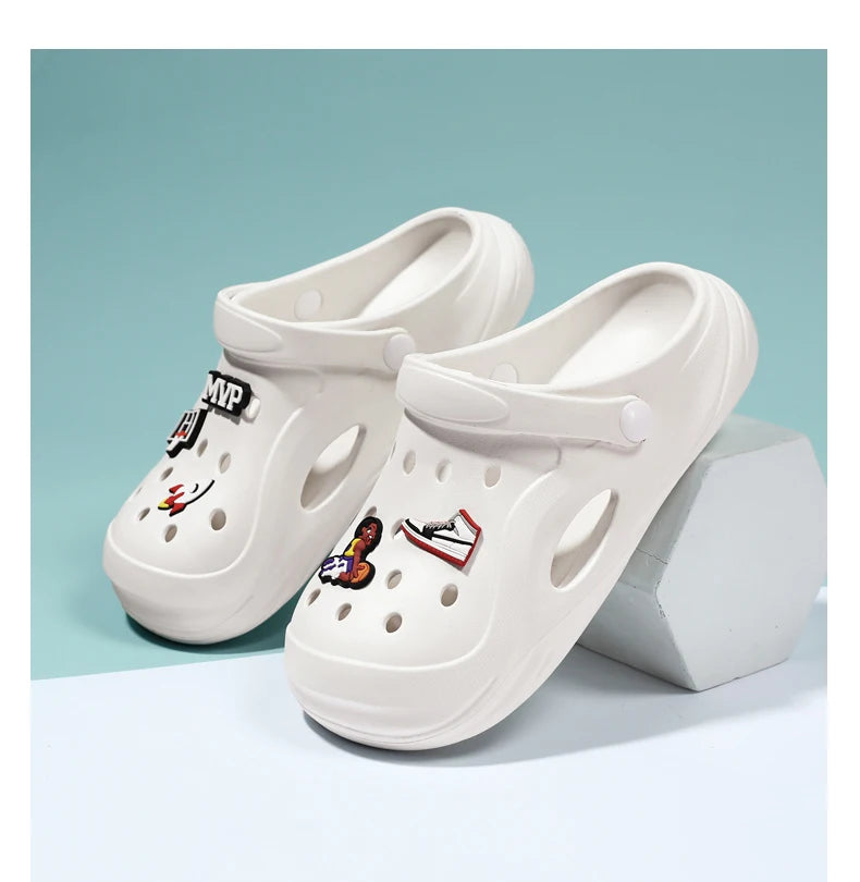 Boys summer garden shoes non-slip indoor soft soled beach sandals