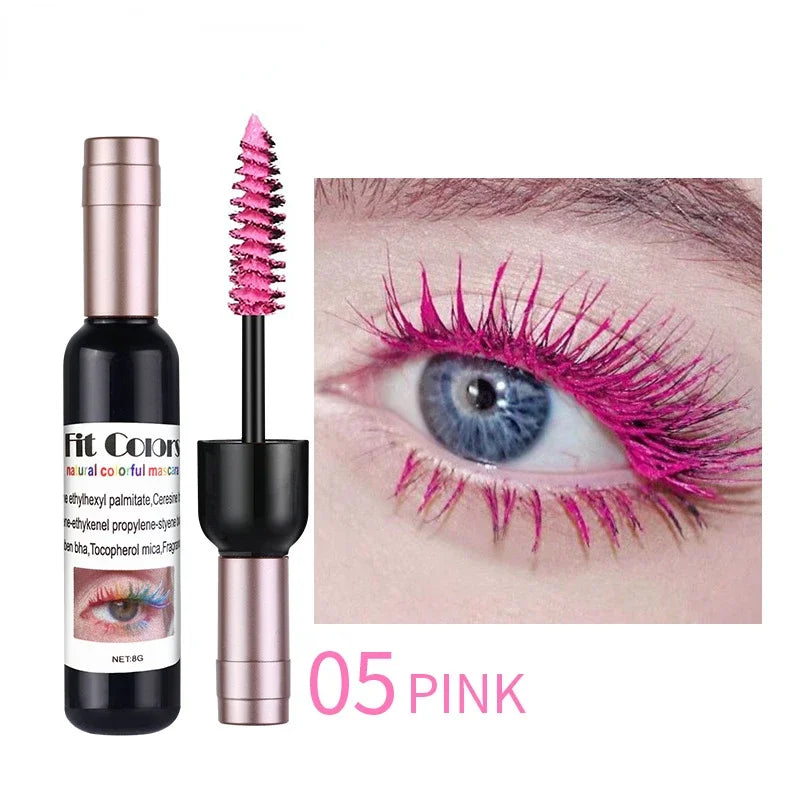 1PC Colorful Eyelash Mascara EyeLashes Extension Curling Lengthen White Purple