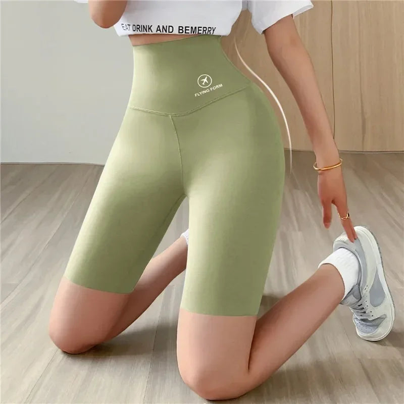 Seamless Women Sports Shorts High Waist Fitness Jogging Body Shaping Boxers Push Up Scrunch Butt Biker Slim Underwear