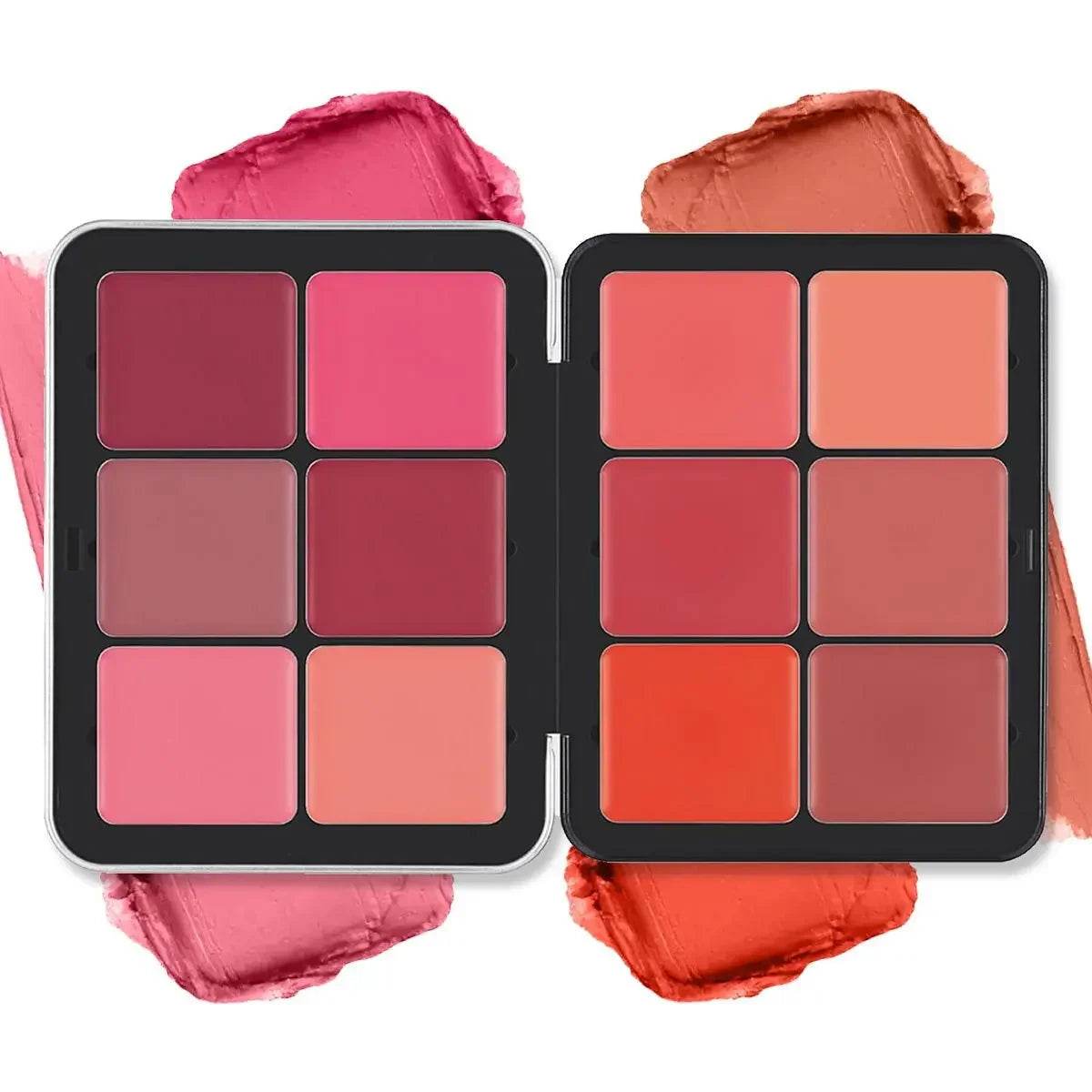 12-color Concealer Blush Cream Matte Highlight Contour Makeup All-in-one Palette Contouring - Fashionqueene.com