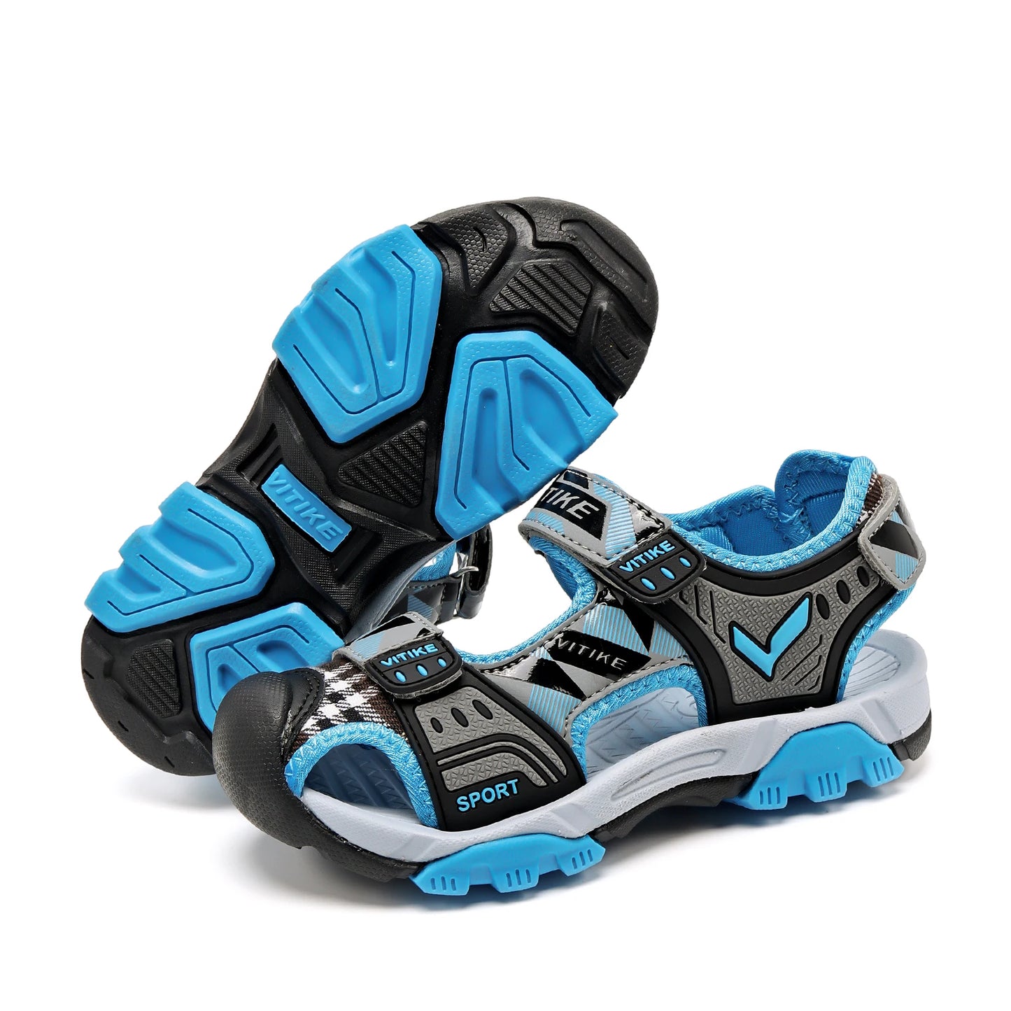 Kids Sports Sandal Outdoor Hiking Athletic Closed-Toe Beach Girls Summer Pool Shoes