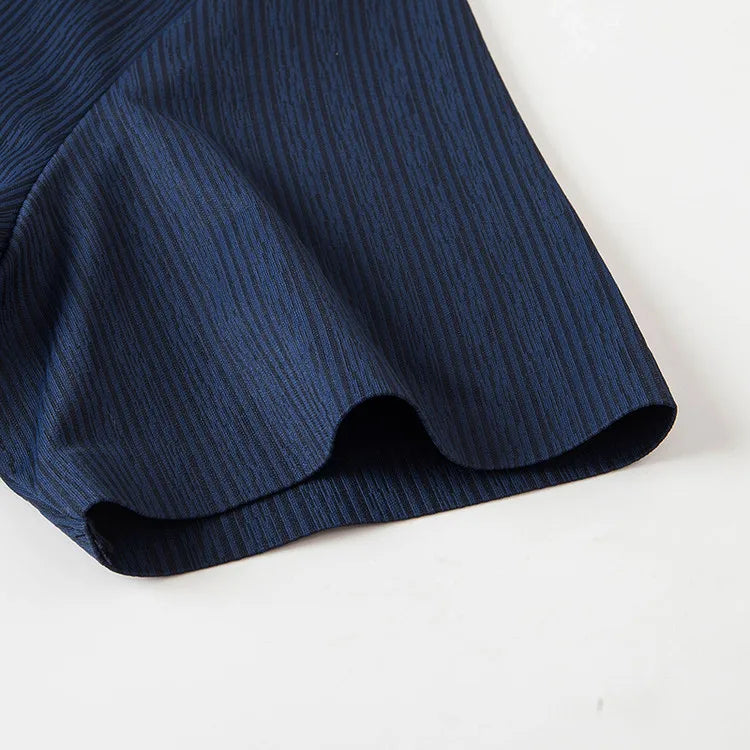 Men's Slim Fit Short Sleeve Dress Shirt Premium Spandex Stretch Fabric Solid Colors Business Casual