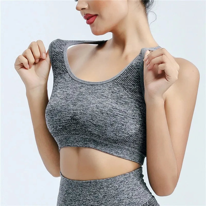 Women Sports Bra Top Push Up Fitness Yoga Bra Underwear Sport Tops For Women Breathable