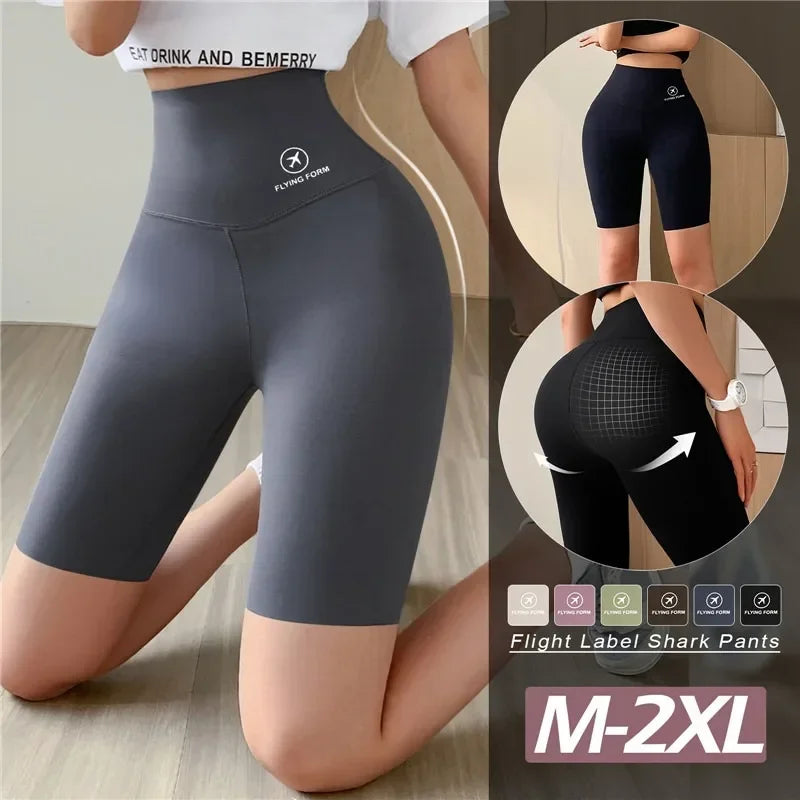 Seamless Women Sports Shorts High Waist Fitness Jogging Body Shaping Boxers Push Up Scrunch Butt Biker Slim Underwear
