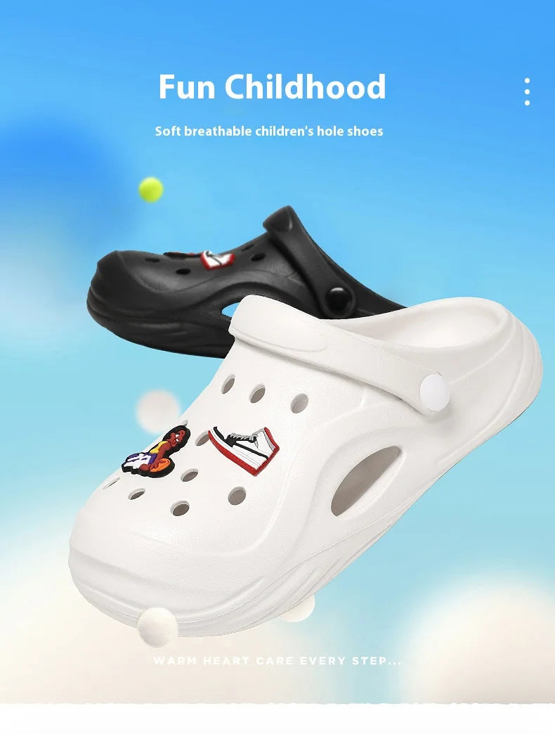 Boys summer garden shoes non-slip indoor soft soled beach sandals