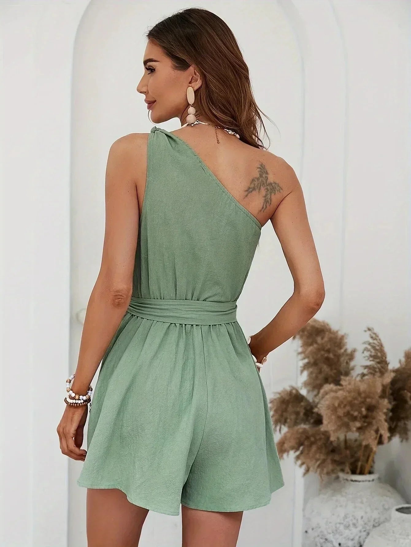 Jumpsuit New Style Sweet Retro Solid Color Casual Outfits Ladies Jumpsuit