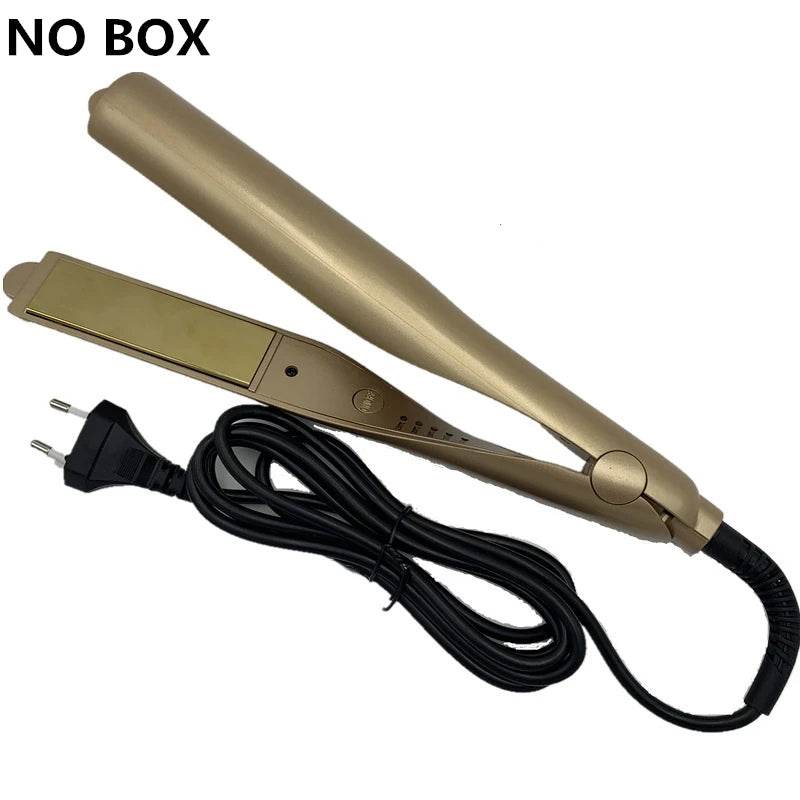 2 in 1 Hair Straightener And Curler Twist Straightening Curling Iron Professional Negative Ion Fast Heating Styling Flat Iron - Fashionqueene.com