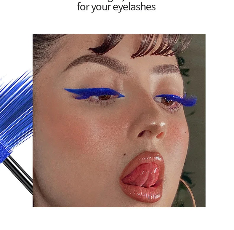 1PC Colorful Eyelash Mascara EyeLashes Extension Curling Lengthen White Purple