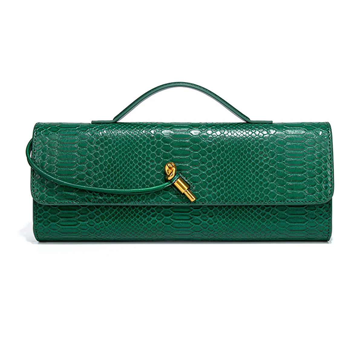 Burgundy bag cherry red envelope wine red envelope upscale new handbag crocodile flip hand