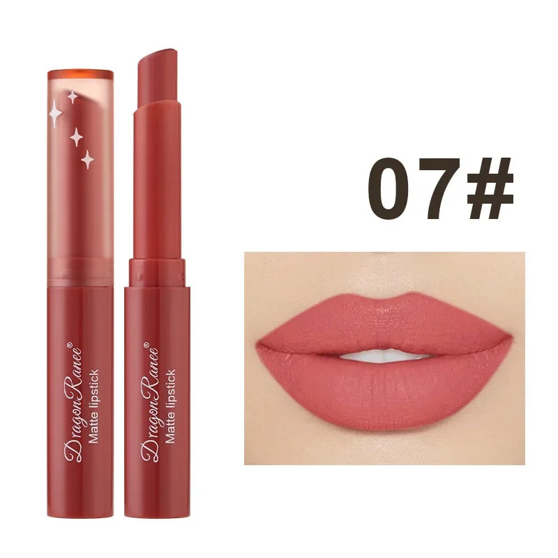 1/3pcs Nude Lipstick Crayon Long Lasting Matte Lipstick Pencil 24 Hours Waterproof Set Lip Moisturizer Colouring Lip Tint Stick