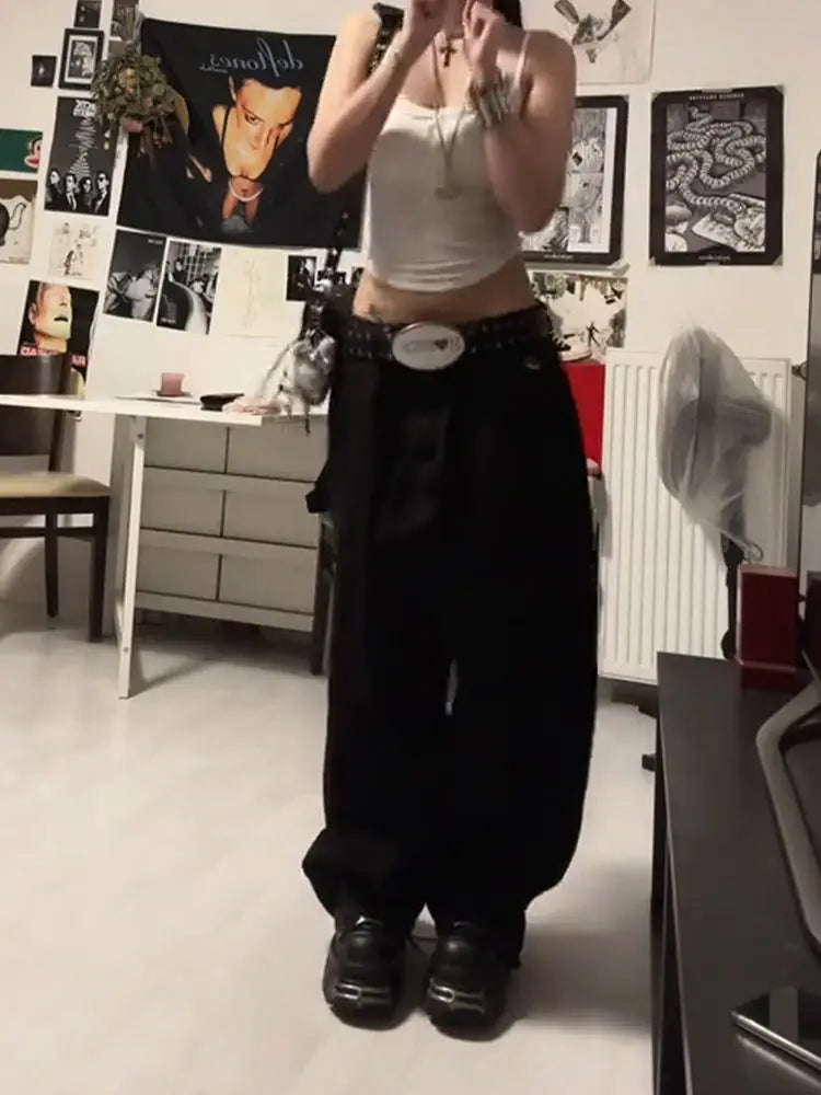 Dragon Print Straight Jeans Harajuku Hip Hop Y2k Pants Baggy Jeans