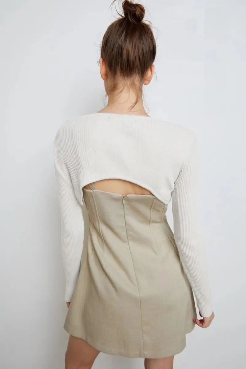 Women Long Sleeve Crop Top Y2k Aesthetic Clothes O-neck