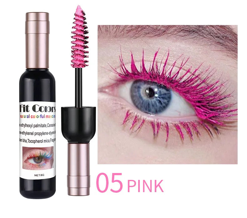 1PC Colorful Eyelash Mascara EyeLashes Extension Curling Lengthen White Purple