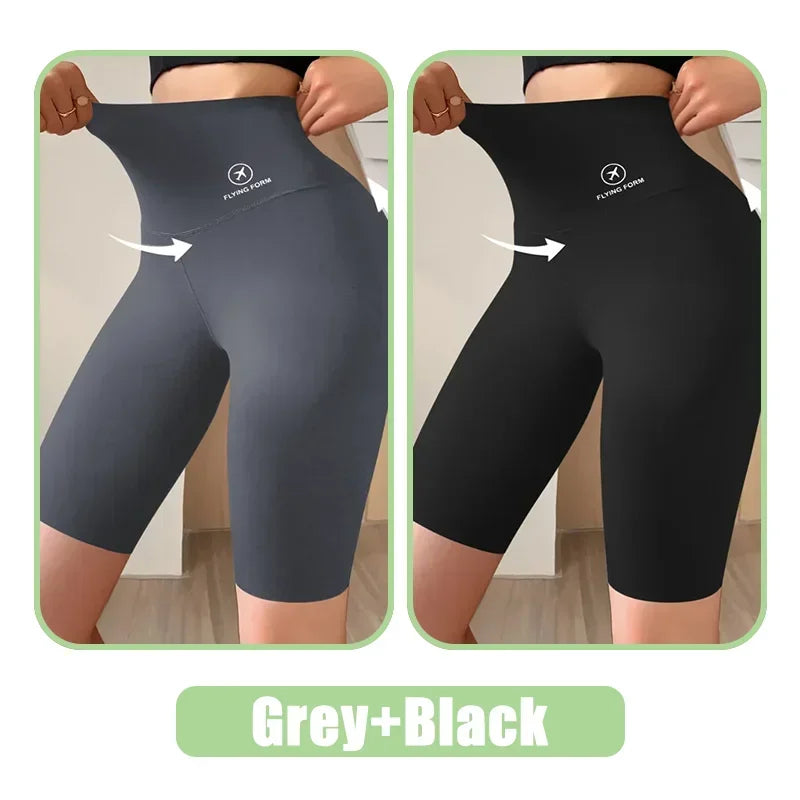 Seamless Women Sports Shorts High Waist Fitness Jogging Body Shaping Boxers Push Up Scrunch Butt Biker Slim Underwear