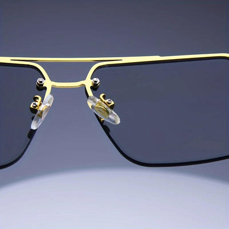 Populare Frameless Sun Glasses Male Female Classic Small Square Summer Traveling Shades