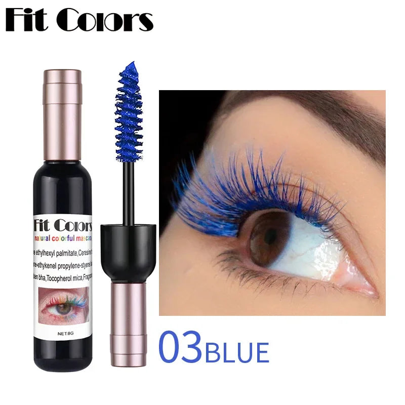 1PC Colorful Eyelash Mascara EyeLashes Extension Curling Lengthen White Purple