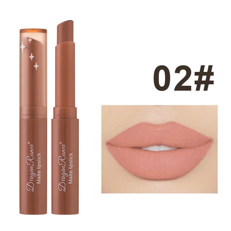 1/3pcs Nude Lipstick Crayon Long Lasting Matte Lipstick Pencil 24 Hours Waterproof Set Lip Moisturizer Colouring Lip Tint Stick