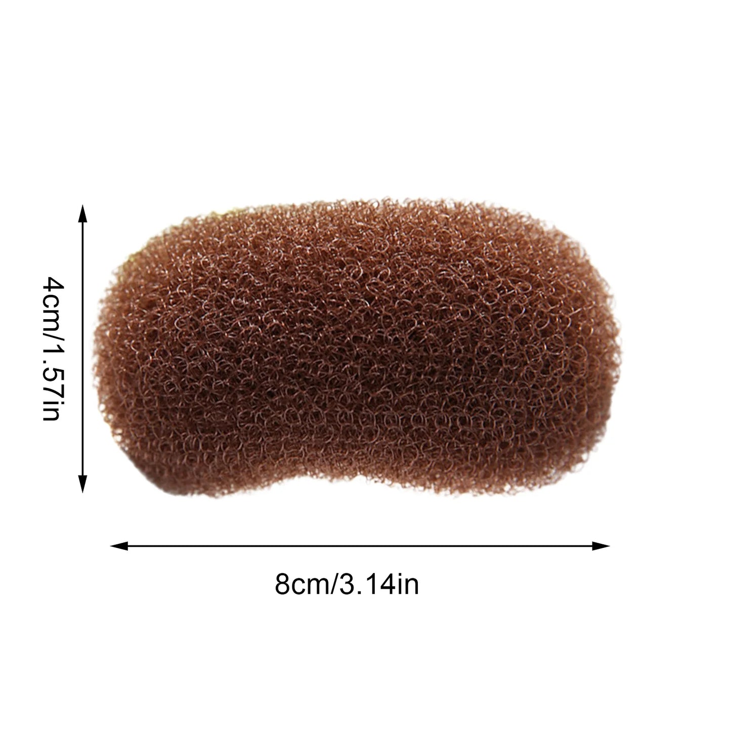 Hair Volume Increase Pad BB Clip Hair Sponge Pad Styling Hair black / United States Coffee / United States