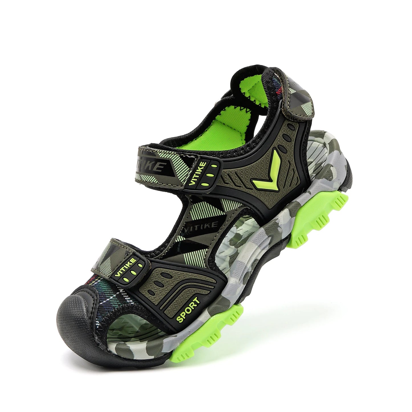 Kids Sports Sandal Outdoor Hiking Athletic Closed-Toe Beach Girls Summer Pool Shoes