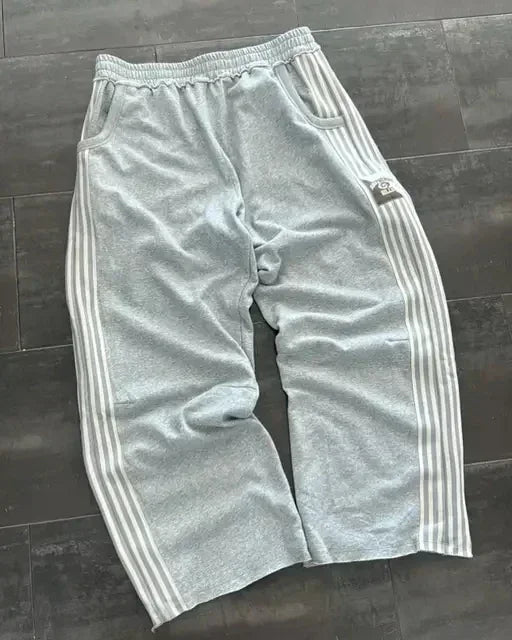 American Cartoon Graffiti Sweatpants Y2K Pants Mens Gothic Hip Hop Cartoon Baggy Elastic Waist Casual Trousers