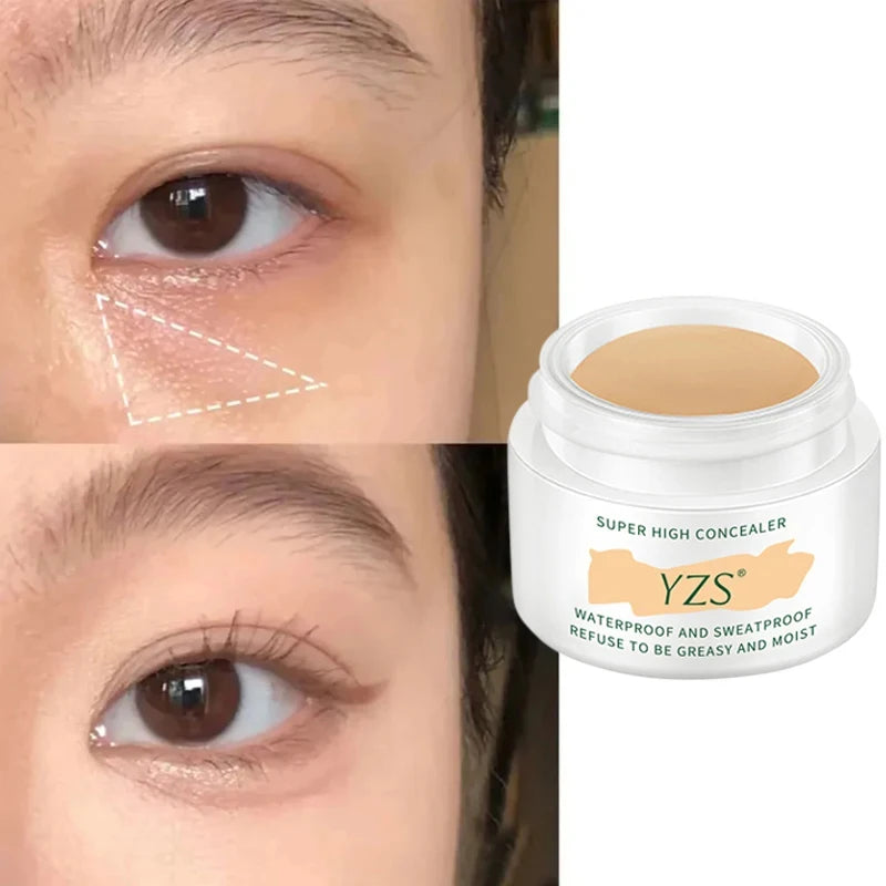 High Definition Concealer Waterproof Full Coverage Concealer For Tattoos Scars Naked beige Natural color