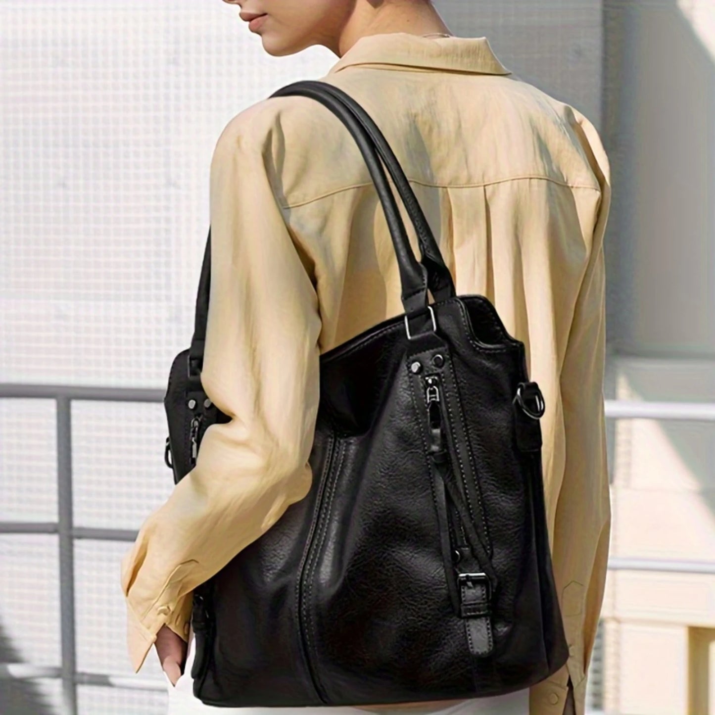2PC Set Purses Tote Bag For Women, PU Leather Large Shoulder Bag, With Multi-Pockets Navy Blue / (30cm<Max Length<50cm) / United States Black / (30cm<Max Length<50cm) / United States Brown / (30cm<Max Length<50cm) / United States Navy Blue / (30cm<Max Length<50cm) / United States-Black / (30cm<Max Length<50cm) / United States-Brown / (30cm<Max Length<50cm) / United States-Purple Red / (30cm<Max Length<50cm) / United States-Coffee / (30cm<Max Length<50cm) / United States-