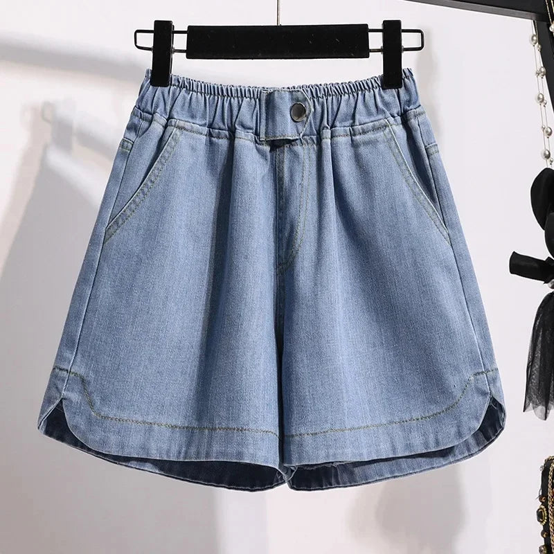 Plus Size Plus Size High Waist Wide Leg Hot Pants Women's Short Pants