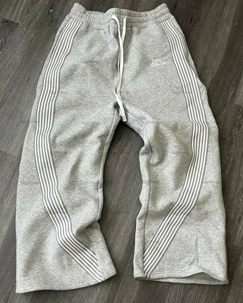 American Cartoon Graffiti Sweatpants Y2K Pants Mens Gothic Hip Hop Cartoon Baggy Elastic Waist Casual Trousers