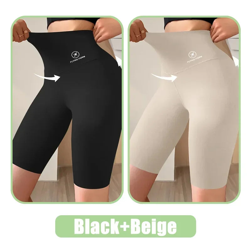 Seamless Women Sports Shorts High Waist Fitness Jogging Body Shaping Boxers Push Up Scrunch Butt Biker Slim Underwear