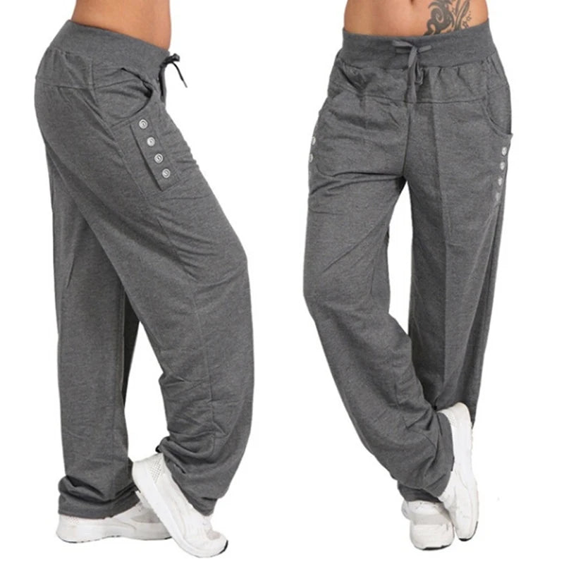 Loose Casual Pants Women Jogger Trousers Plus Size Women Leggings