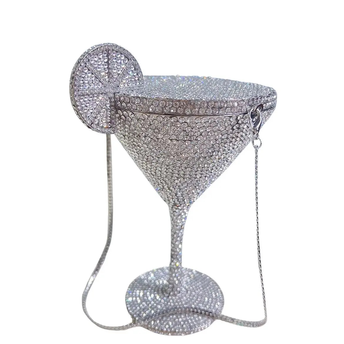 Jewels Martini purse Diamond Evening Purses Crystals Bridal Handbag Dinner Purses Rhinestone Party Clutch Bags