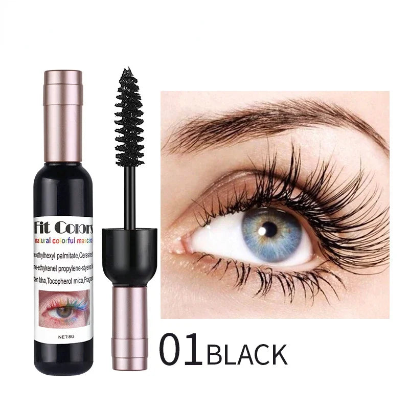 1PC Colorful Eyelash Mascara EyeLashes Extension Curling Lengthen White Purple