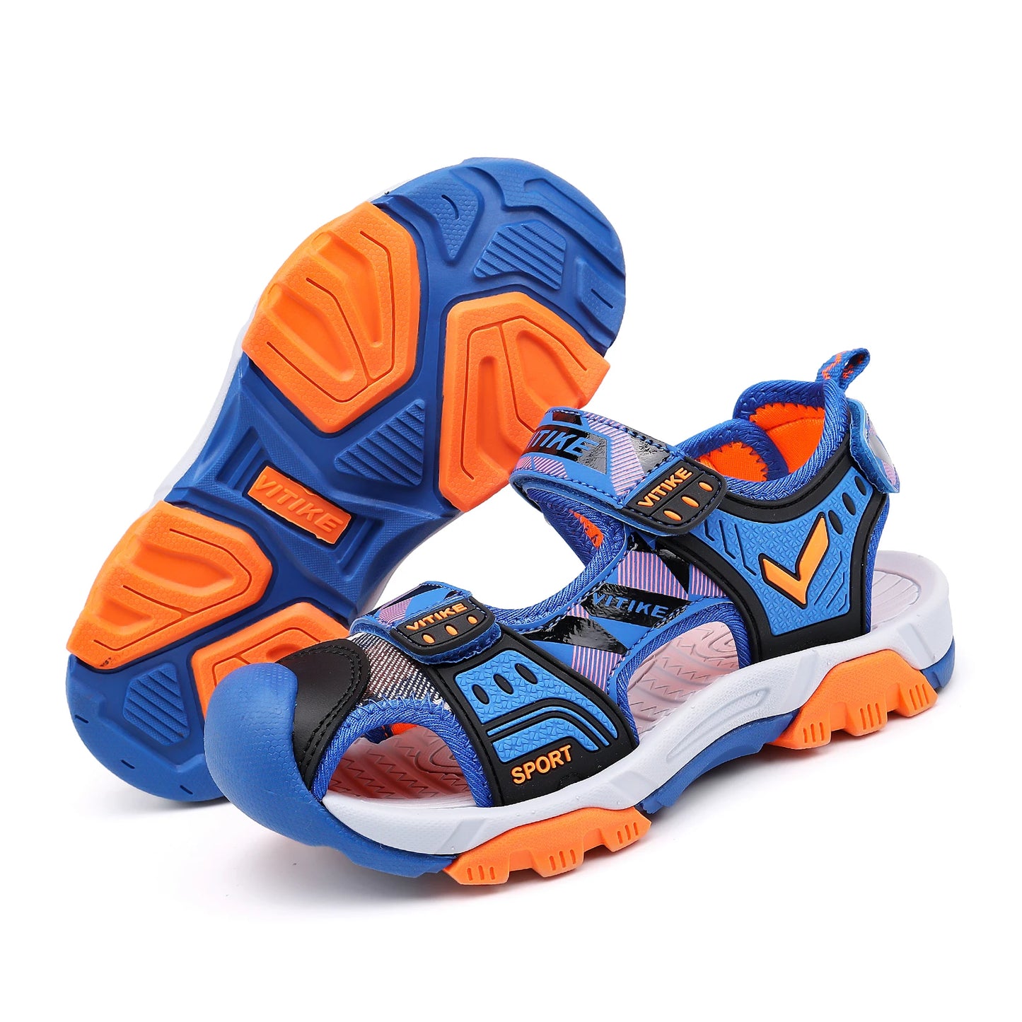 Kids Sports Sandal Outdoor Hiking Athletic Closed-Toe Beach Girls Summer Pool Shoes