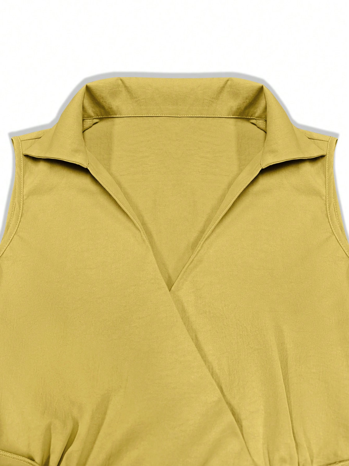 Tie Waist Sleeveless Midi Dress with Pockets Chartreuse / S Chartreuse / M Chartreuse / L Chartreuse / S-Chartreuse / M-Chartreuse / L-Chartreuse / XL-