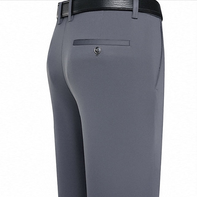Men's Classic High-Waisted Soft Business Dress Pants Black / 31 Black / 32 Black / 33 Black / 31-Black / 32-Black / 33-Black / 34-Black / 35-Royal Blue / 31-Royal Blue / 32-Royal Blue / 33-Royal Blue / 34-Royal Blue / 35-Dark Gray / 31-Dark Gray / 32-Dark Gray / 33-Dark Gray / 34-Dark Gray / 35-Dark Blue / 31-Dark Blue / 32-Dark Blue / 33-Dark Blue / 34-Dark Blue / 35-Light Grey / 31-Light Grey / 32-Light Grey / 33-Light Grey / 34-Light Grey / 35-Khaki / 31-Khaki / 32-Khaki / 33-Khaki / 34-Khaki / 35-