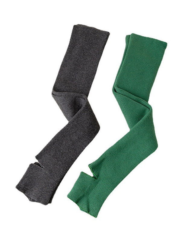 Cozy Knit Wool Leg Warmers - Stylish Solid Color Accessories for Ultimate Comfort BLACK / One_size WHITE / One_size COFFEE / One_size BLACK / One_size-WHITE / One_size-COFFEE / One_size-DARK GRAY / One_size-LIGHT GRAY / One_size-