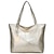 Chic Crocodile Embossed Tote Bag - Versatile PU Fashion in Gold, Black, and Silver Gold Silver Black Gold-Silver-Black-
