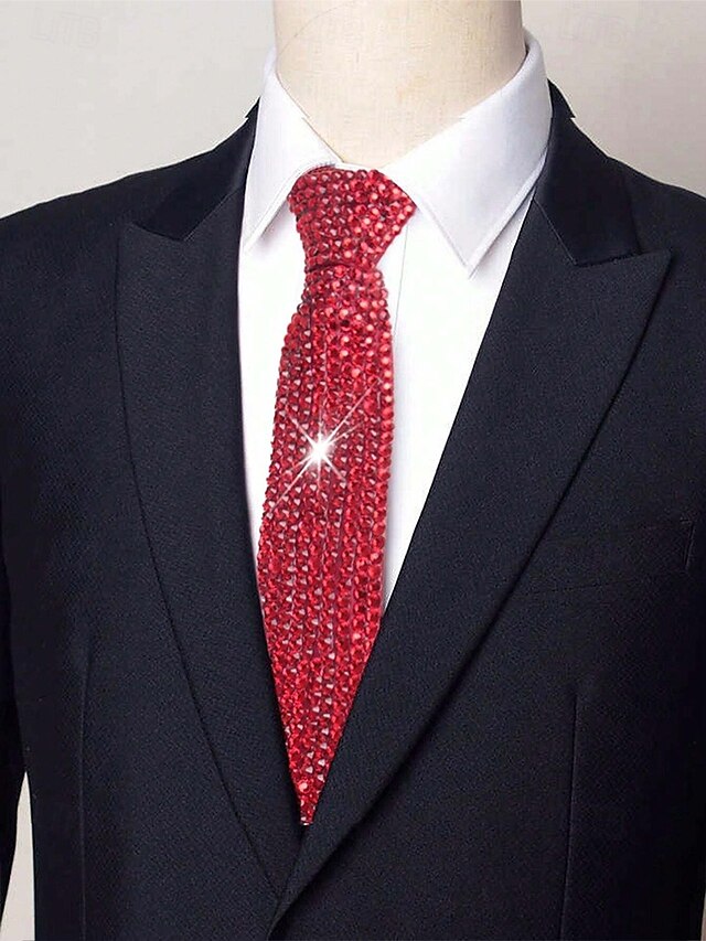 Elegant Solid Color Polyester Ties for Men - Perfect for Business and Weddings