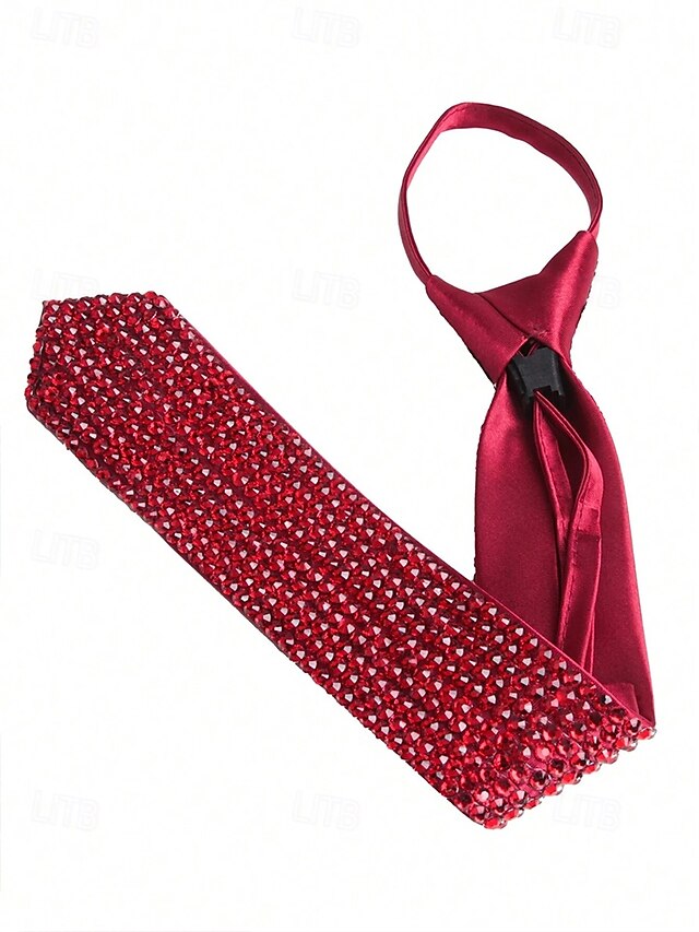 Elegant Solid Color Polyester Ties for Men - Perfect for Business and Weddings