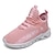 Versatile Elastic Fabric Athletic Shoes for Kids - Perfect for Running Pink