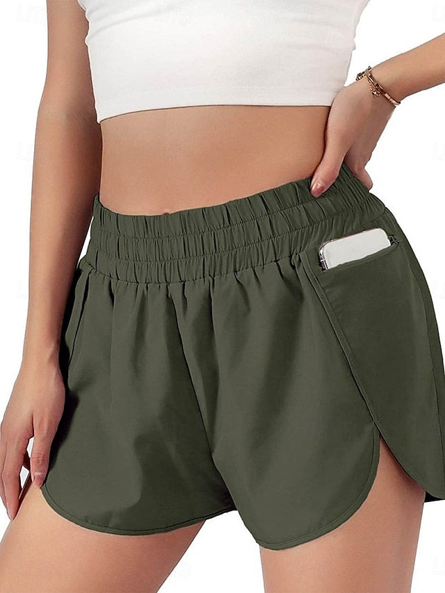 Women's High-Waist Comfort Chinos Shorts – Stylish Green / S Green / M Green / L Green / S-Green / M-Green / L-Green / XL-Black / S-Black / M-Black / L-Black / XL-Wine / S-Wine / M-Wine / L-Wine / XL-Purple / S-Purple / M-Purple / L-Purple / XL-