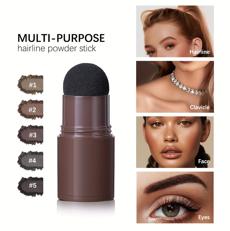Waterproof Hairline Powder Stick - Long-Lasting Concealer for Gray Roots and Thinning Hair