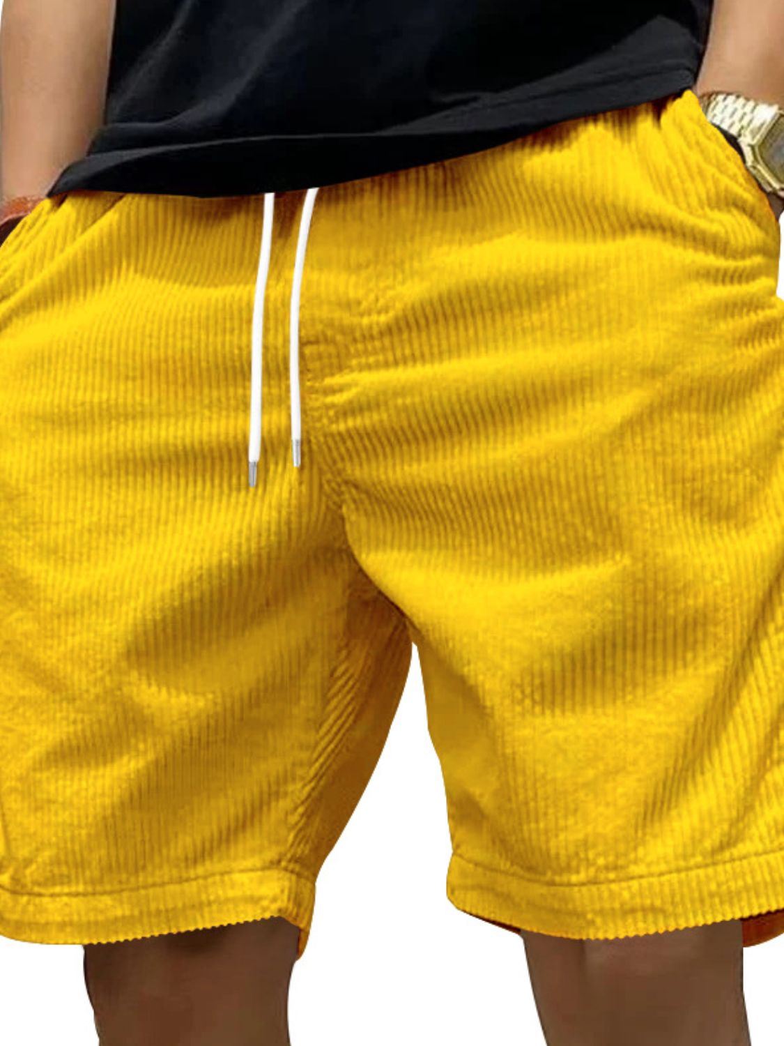 Men's Drawstring Shorts with Pockets Ivory / M Coffee Brown / 2XL Black / M Ivory / M-Coffee Brown / 2XL-Black / M-Black / L-Black / XL-Black / 2XL-Gold / S-Gold / M-Gold / L-Gold / XL-Gold / 2XL-Army Green / S-Army Green / M-Army Green / L-Army Green / XL-Army Green / 2XL-Ivory / S-Ivory / L-Ivory / XL-Coffee Brown / L-Ivory / 2XL-Coffee Brown / XL-Coffee Brown / S-Coffee Brown / M-Black / S-