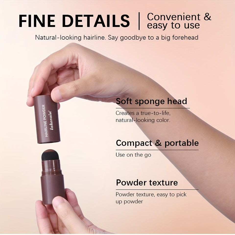 Waterproof Hairline Powder Stick - Long-Lasting Concealer for Gray Roots and Thinning Hair