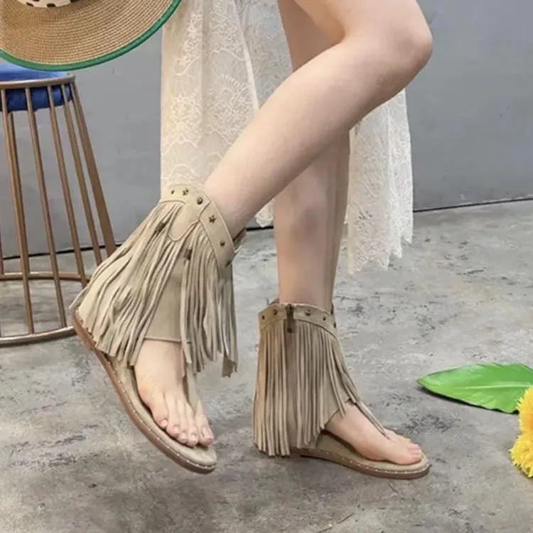 Toe Post Flats Sandals Brown / 36(US5) Brown / 37(US6) Brown / 38(US7) Brown / 36(US5)-Brown / 37(US6)-Brown / 38(US7)-Brown / 39(US8)-Brown / 40(US9)-Khaki / 35(US4)-Khaki / 36(US5)-Khaki / 37(US6)-Khaki / 38(US7)-Khaki / 39(US8)-Khaki / 40(US9)-Brown / 35(US4)-