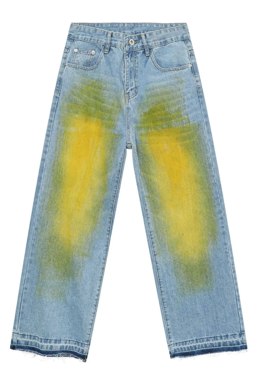 Men's Contrast Baggy Jeans Medium / S Medium / M Medium / L Medium / S-Medium / M-Medium / L-Medium / XL-